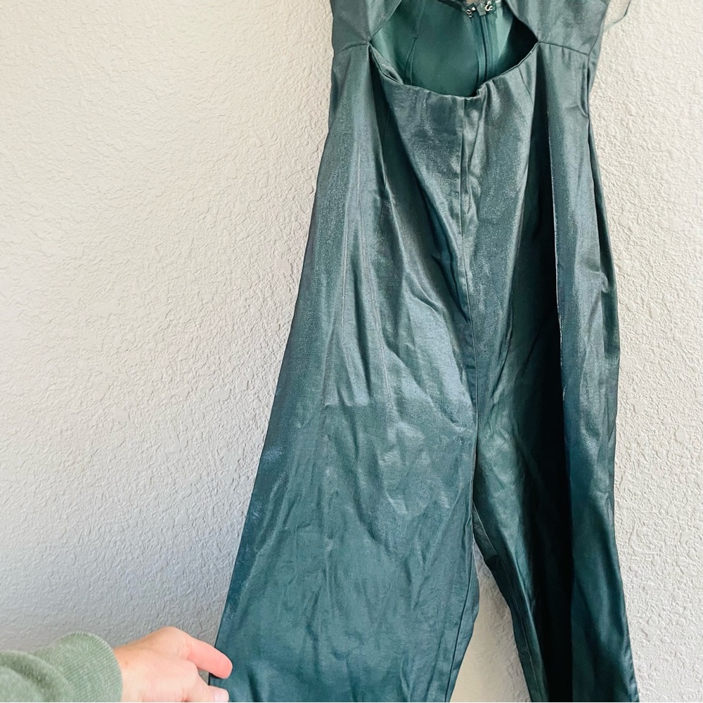 About Us Green Shine Jumpsuit - Picture 8 of 13